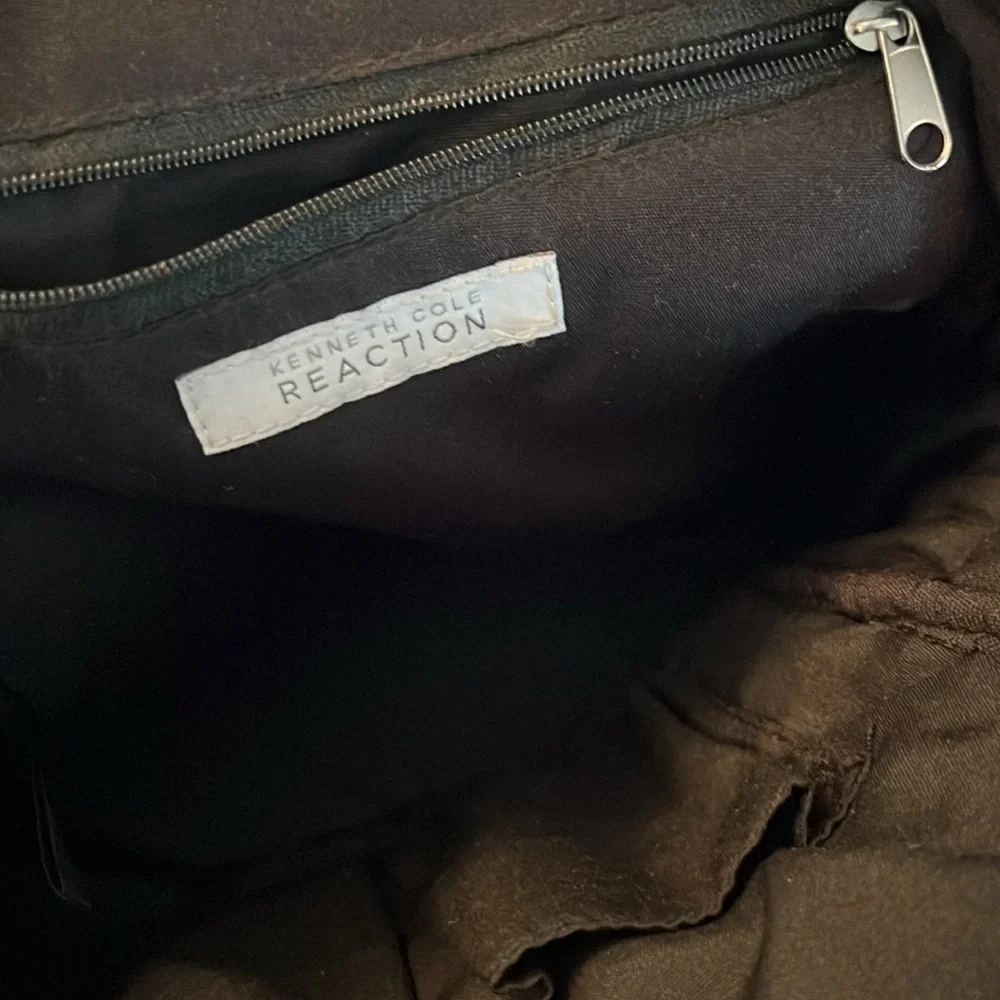 Kenneth Cole Reaction quilted mine backpack EUC - Picture 10 of 14